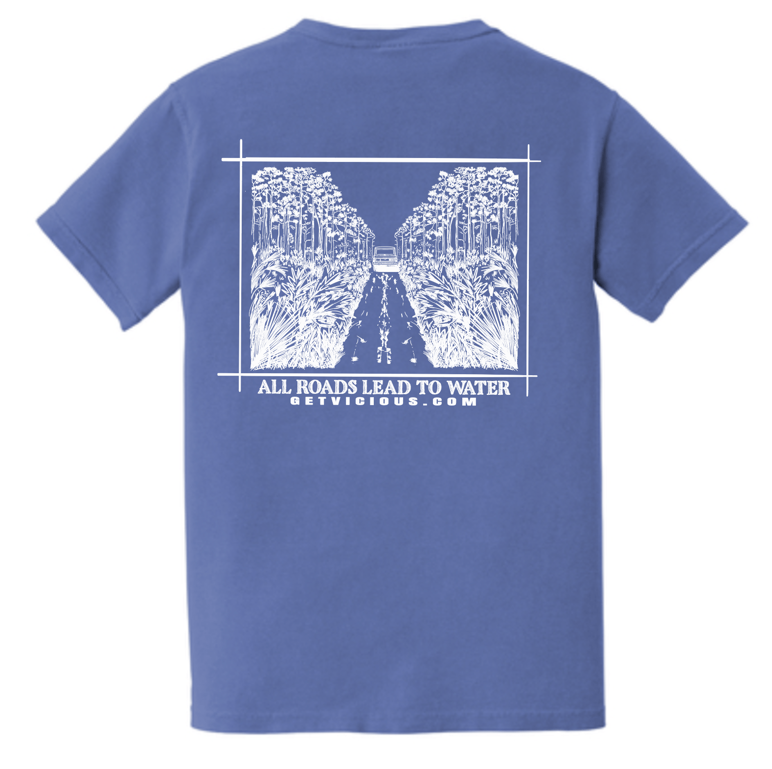 All Roads Lead to Water Tee - Get Tight Gear