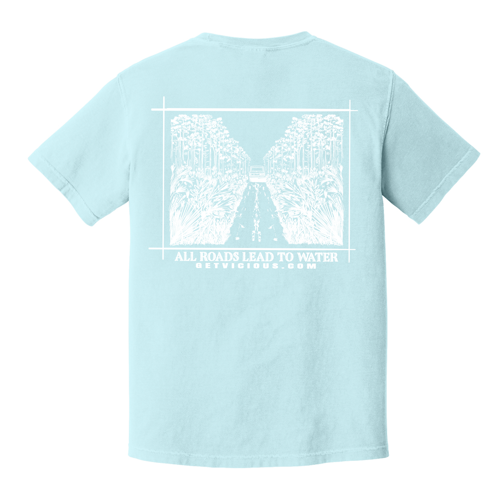 All Roads Lead to Water Tee - Get Tight Gear