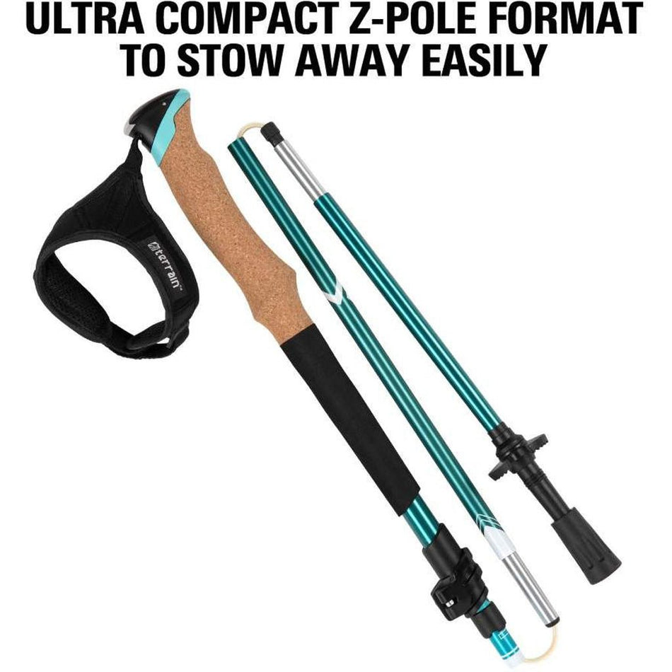 Alpha Aluminum Trekking Poles 1Pr Glacier Melt - Get Tight Gear