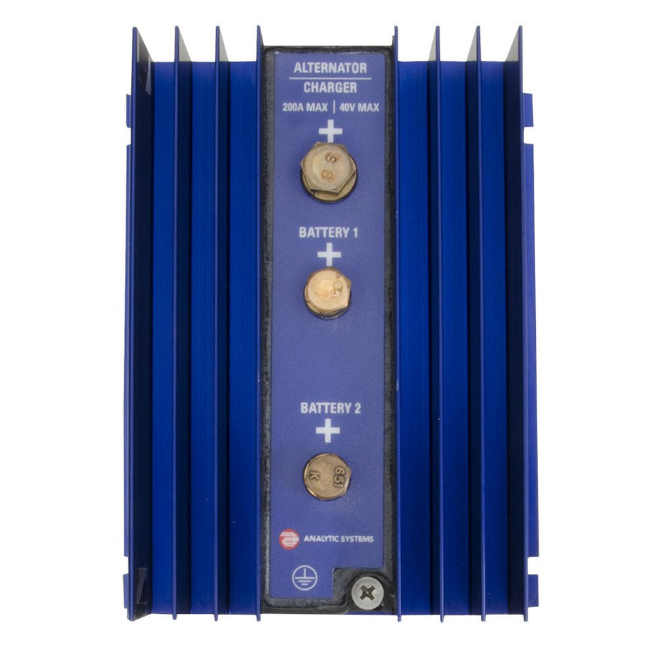 Analytic Systems 2 - Bank Battery Isolator, 200A, 40V - Get Tight Gear