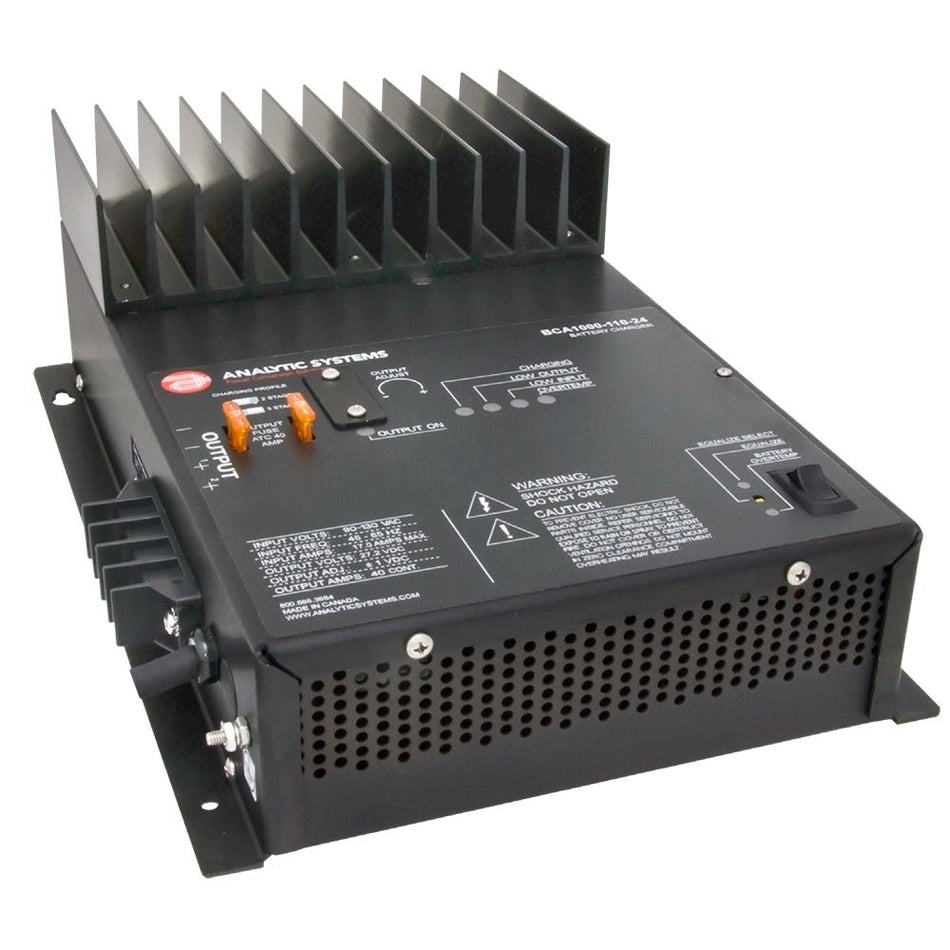 Analytic Systems AC Charger 2 - Bank 30A 32V Out/110V In w/Digital Volt/Amp Meter - Get Tight Gear
