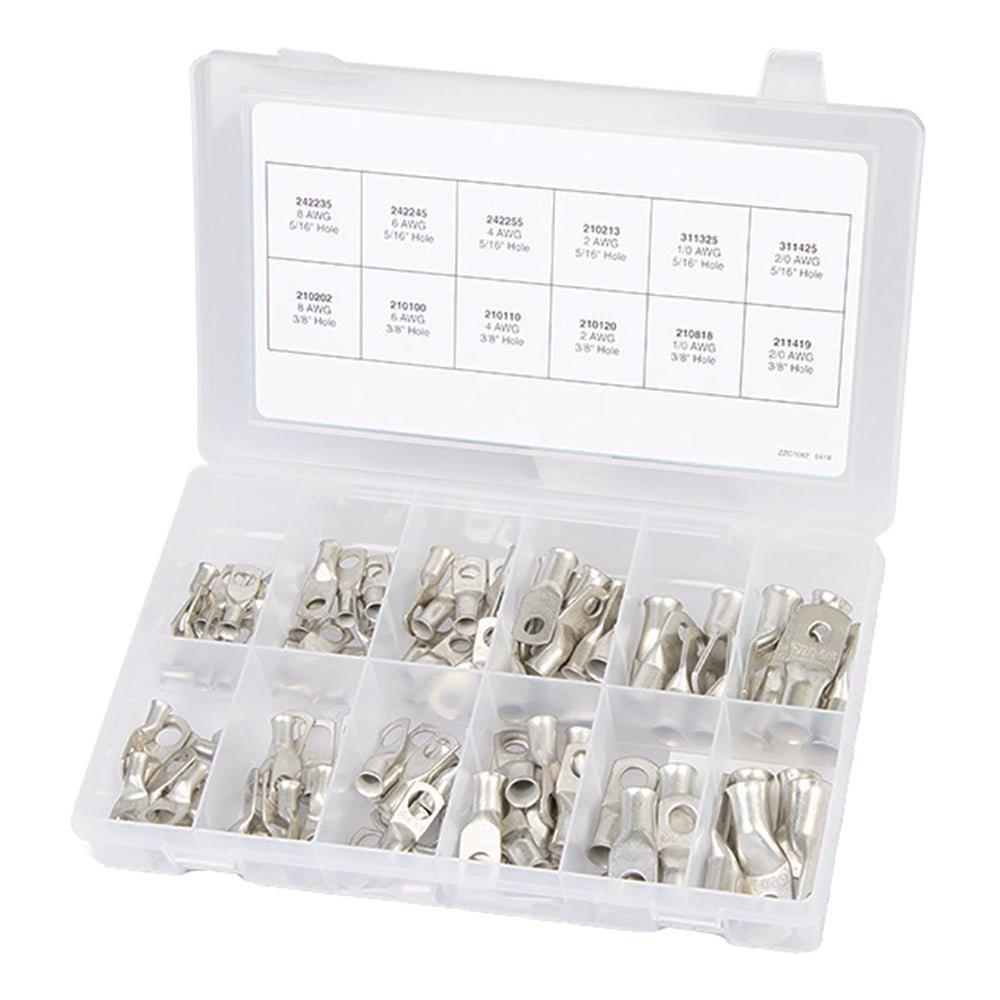 Ancor 100 - Piece Tinned Copper Lug Kit - Get Tight Gear