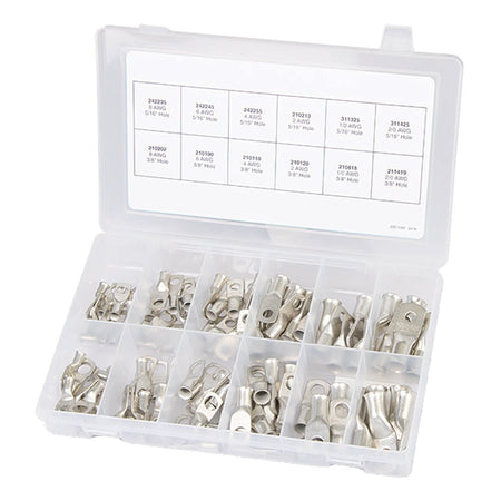 Ancor 100 - Piece Tinned Copper Lug Kit - Get Tight Gear