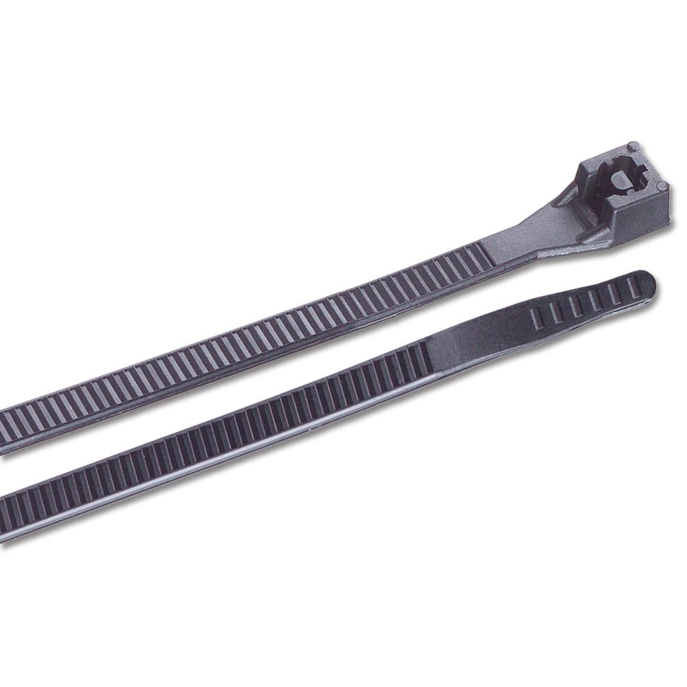 Ancor 11" UV Black Standard Cable Zip Ties - 25 pack - Get Tight Gear