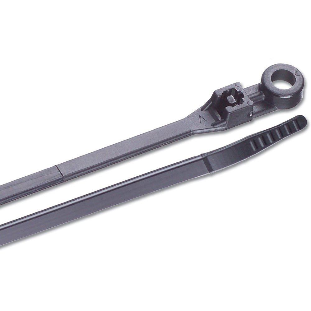 Ancor 14" UV Black Mounting Cable Zip Ties - 100 Pack - Get Tight Gear