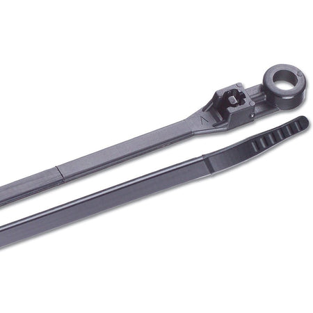 Ancor 6" UV Black Mounting Cable Zip Ties - 100 Pack - Get Tight Gear