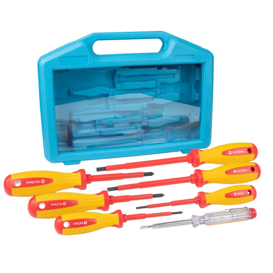 Ancor 7 - Piece Screwdriver Set w/Case - Get Tight Gear