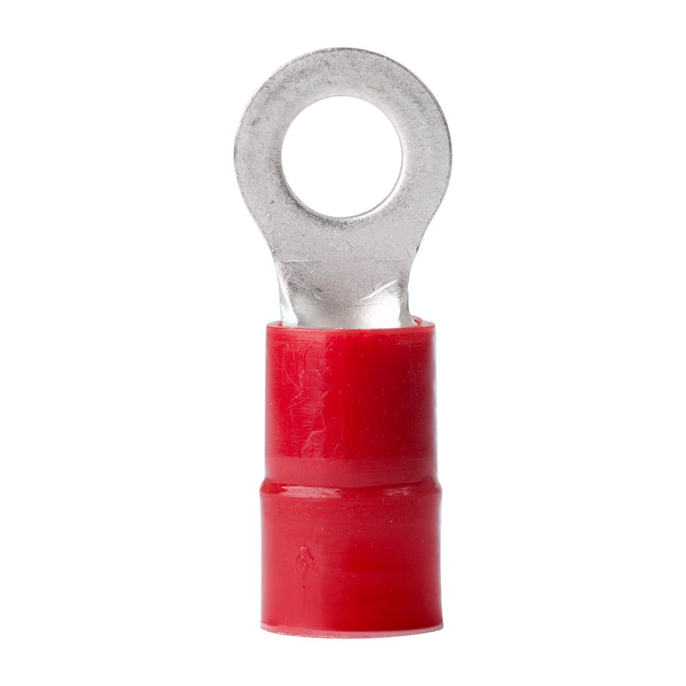 Ancor 8 AWG - 1/4" Nylon Ring Terminal - 100 - Pack - Get Tight Gear