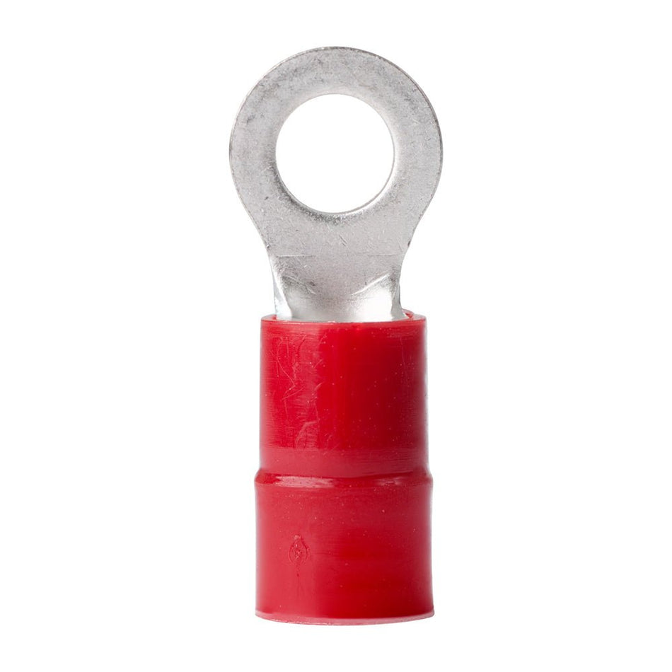 Ancor 8 AWG - 1/4" Nylon Ring Terminal - 100 - Pack - Get Tight Gear