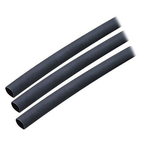 Ancor Adhesive Lined Heat Shrink Tubing (ALT) - 1/4" x 3" - 3 - Pack - Black - Get Tight Gear