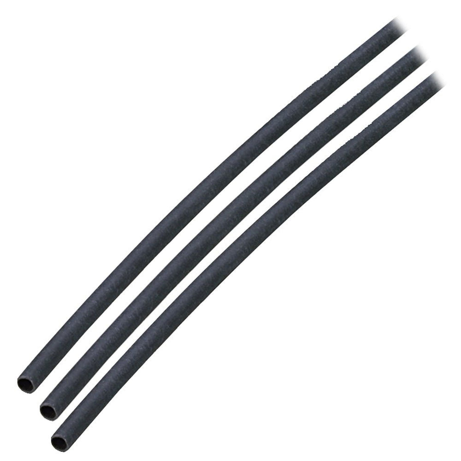 Ancor Adhesive Lined Heat Shrink Tubing (ALT) - 1/8" x 3" - 3 - Pack - Black - Get Tight Gear