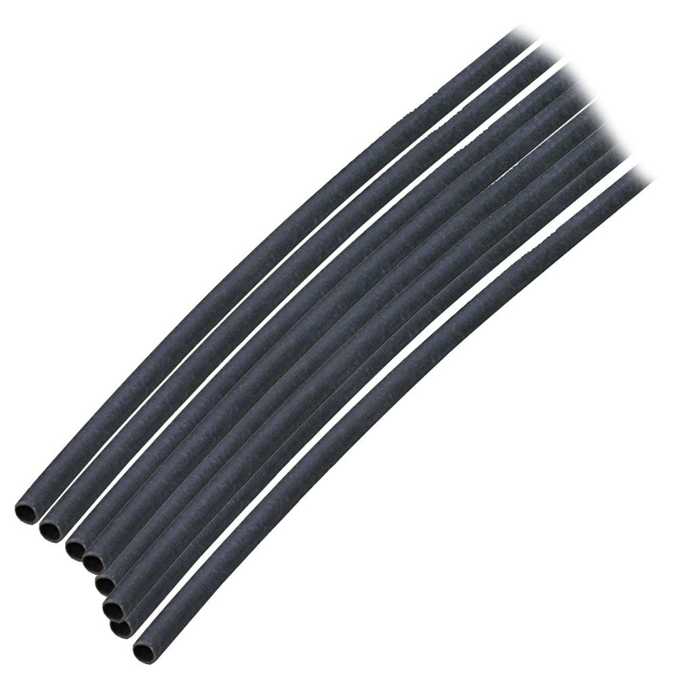 Ancor Adhesive Lined Heat Shrink Tubing (ALT) - 1/8" x 6" - 10 - Pack - Black - Get Tight Gear