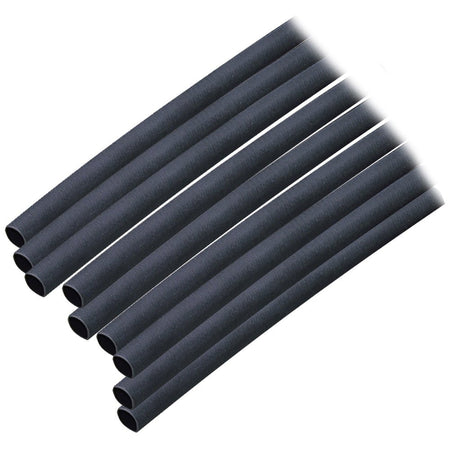 Ancor Adhesive Lined Heat Shrink Tubing (ALT) - 3/16" x 12" - 10 - Pack - Black - Get Tight Gear
