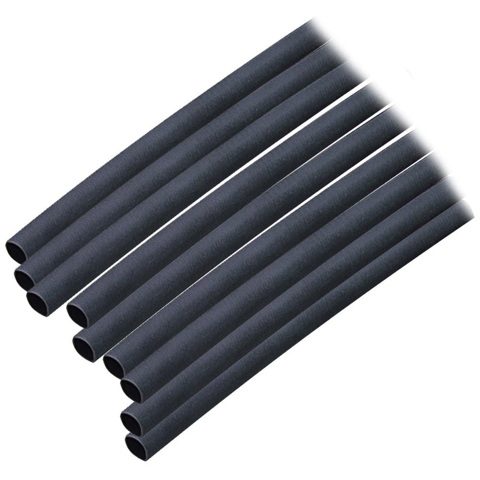Ancor Adhesive Lined Heat Shrink Tubing (ALT) - 3/16" x 12" - 10 - Pack - Black - Get Tight Gear