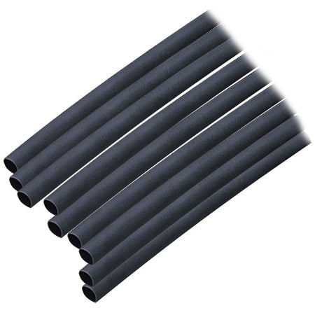Ancor Adhesive Lined Heat Shrink Tubing (ALT) - 3/16" x 6" - 10 - Pack - Black - Get Tight Gear