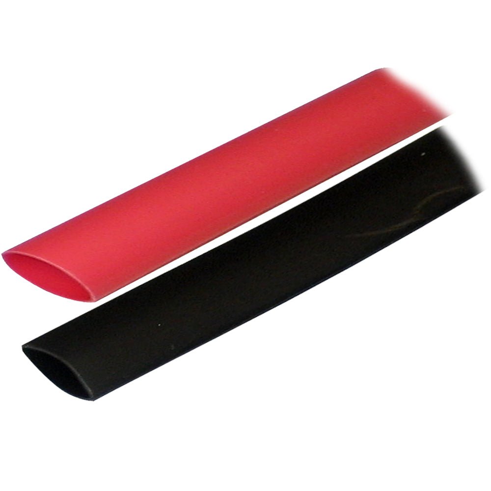 Ancor Adhesive Lined Heat Shrink Tubing (ALT) - 3/4" x 3" - 2 - Pack - Black/Red - Get Tight Gear