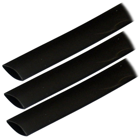 Ancor Adhesive Lined Heat Shrink Tubing (ALT) - 3/4" x 3" - 3 - Pack - Black - Get Tight Gear
