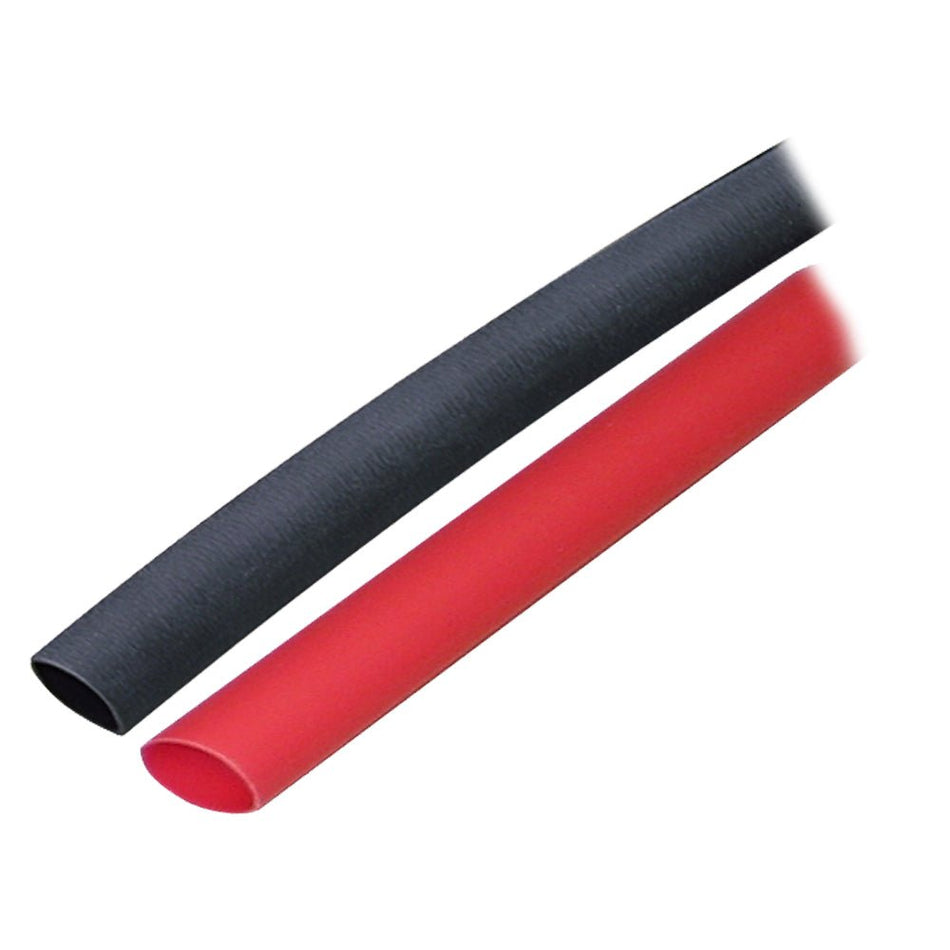 Ancor Adhesive Lined Heat Shrink Tubing (ALT) - 3/8" x 3" - 2 - Pack - Black/Red - Get Tight Gear