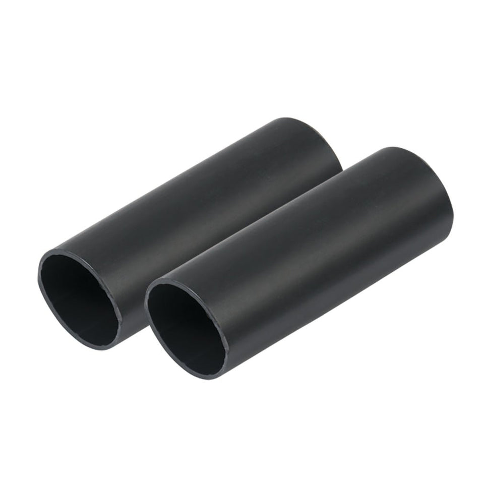 Ancor Battery Cable Adhesive Lined Heavy Wall Battery Cable Tubing (BCT) - 1" x 3" - Black - 2 Pieces - Get Tight Gear