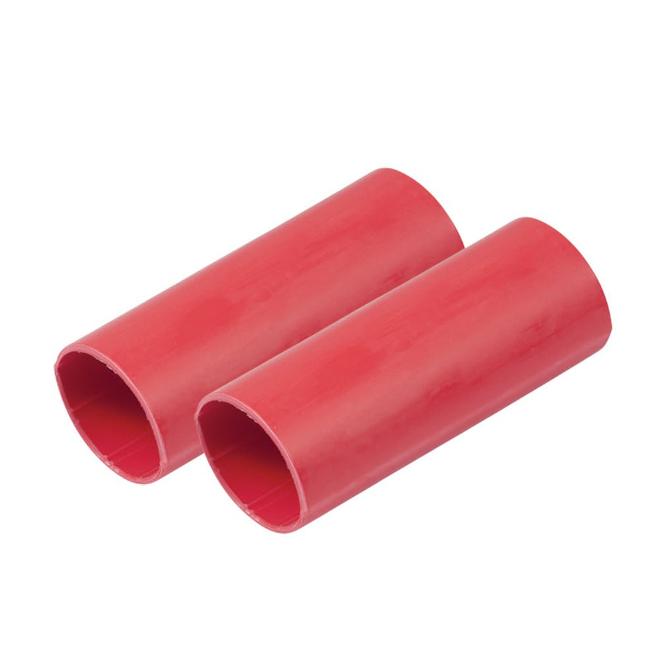 Ancor Battery Cable Adhesive Lined Heavy Wall Battery Cable Tubing (BCT) - 1" x 3" - Red - 2 Pieces - Get Tight Gear