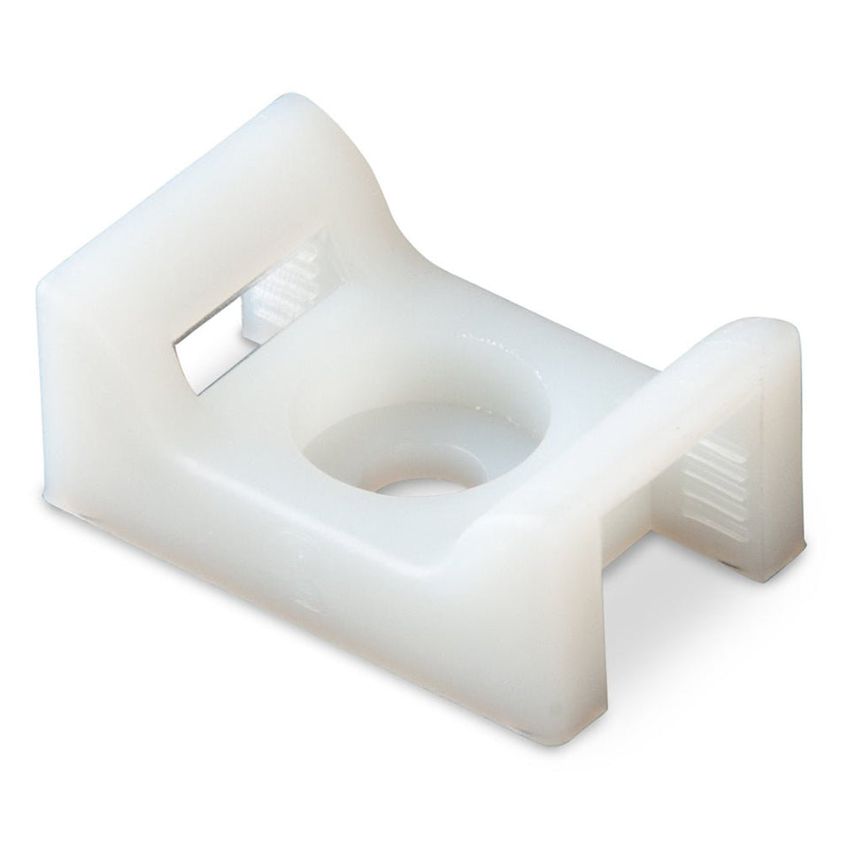 Ancor Cable Tie Mount - Natural - 8 Screw - 100 Pieces Per Bag - Get Tight Gear