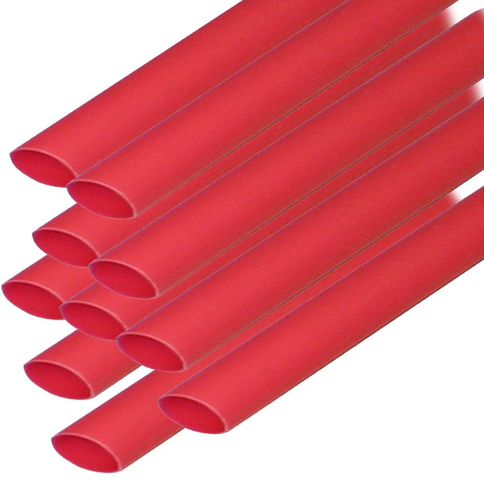 Ancor Heat Shrink Tubing 3/16" x 12" - Red - 10 Pieces - Get Tight Gear