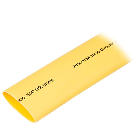 Ancor Heat Shrink Tubing 3/4" x 48" - Yellow - 1 Piece - Get Tight Gear
