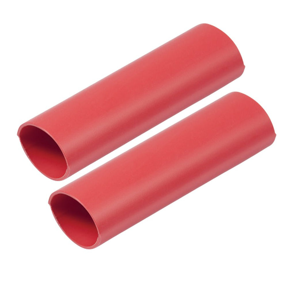 Ancor Heavy Wall Heat Shrink Tubing - 1" x 12" - 2 - Pack - Red - Get Tight Gear