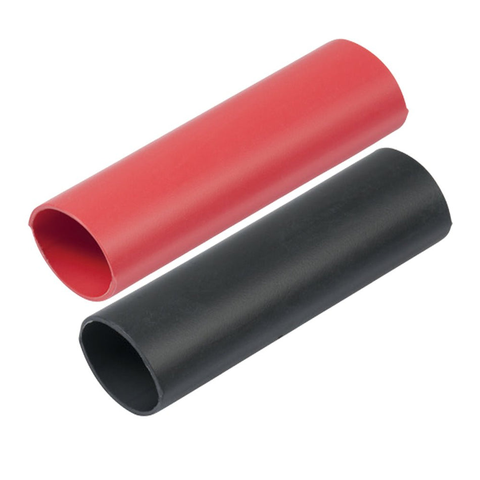 Ancor Heavy Wall Heat Shrink Tubing - 3/4" x 3" - 2 - Pack - Black/Red - Get Tight Gear