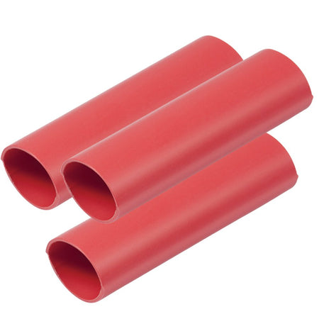Ancor Heavy Wall Heat Shrink Tubing - 3/4" x 3" - 3 - Pack - Red - Get Tight Gear