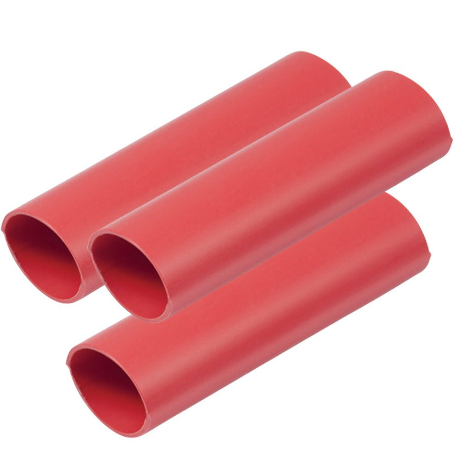 Ancor Heavy Wall Heat Shrink Tubing - 3/4" x 3" - 3 - Pack - Red - Get Tight Gear