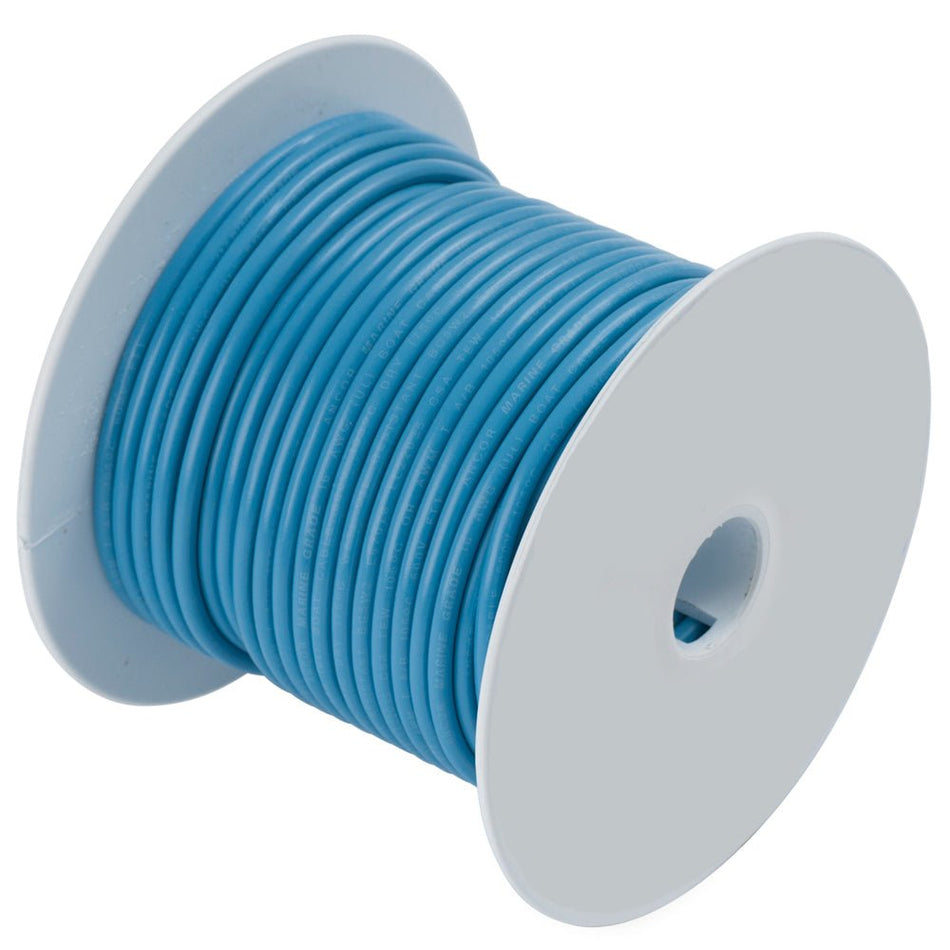 Ancor Light Blue 16 AWG Tinned Copper Wire - 100' - Get Tight Gear