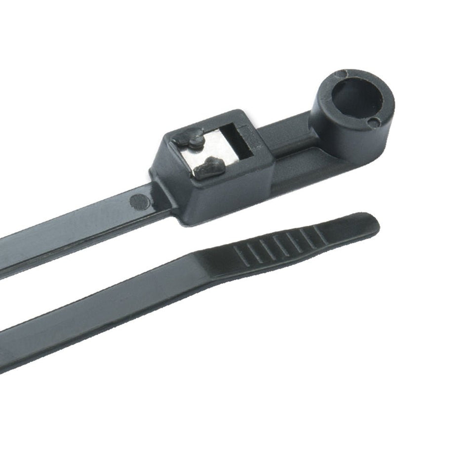 Ancor Mounting Self - Cutting Cable Ties - 11" - UV Black - 20 - Pack - Get Tight Gear