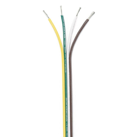 Ancor Ribbon Bonded Cable - 16/4 AWG - Brown/Green/White/Yellow - Flat - 100' - Get Tight Gear