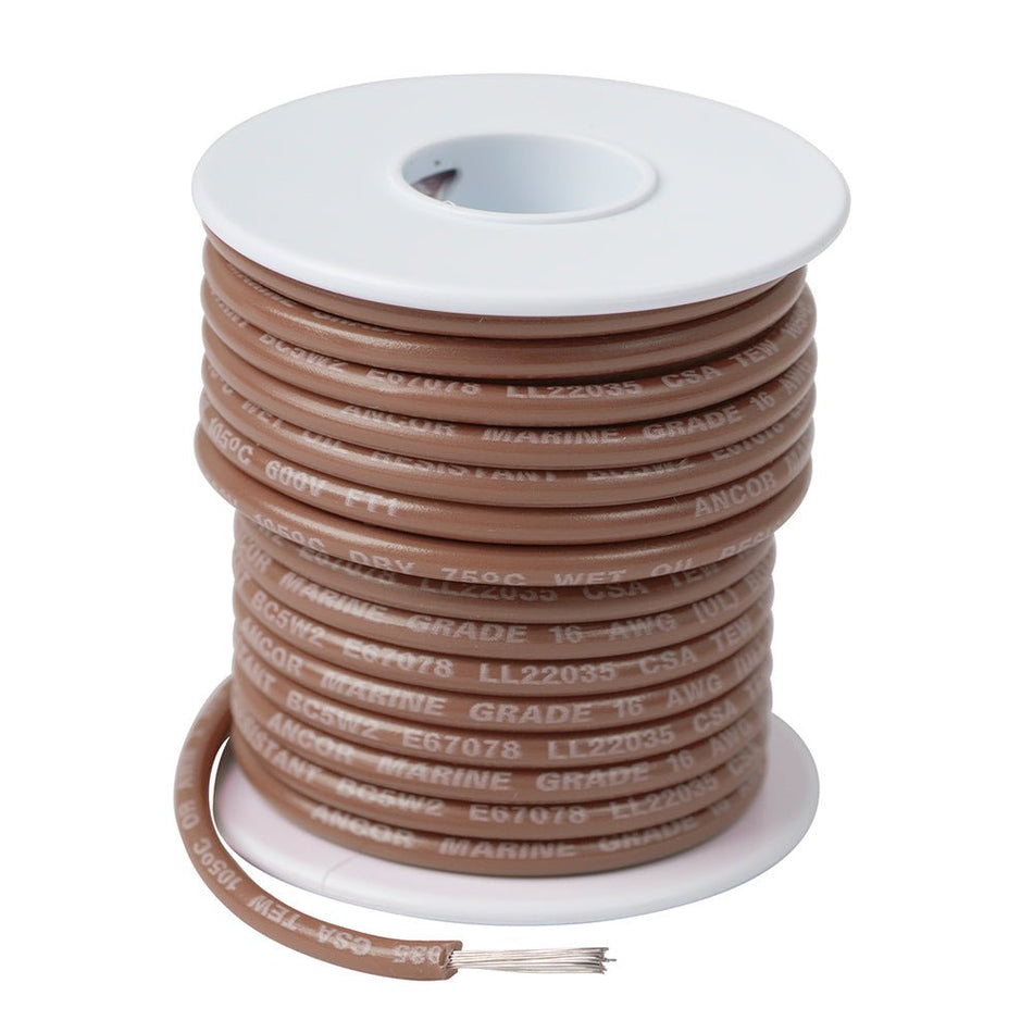 Ancor Tan 14 AWG Tinned Copper Wire - 100' - Get Tight Gear