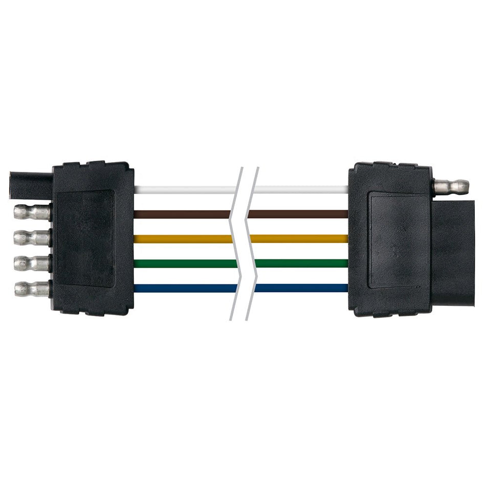 Ancor Trailer Connector - Flat 5 - Wire 48" Loop - Get Tight Gear