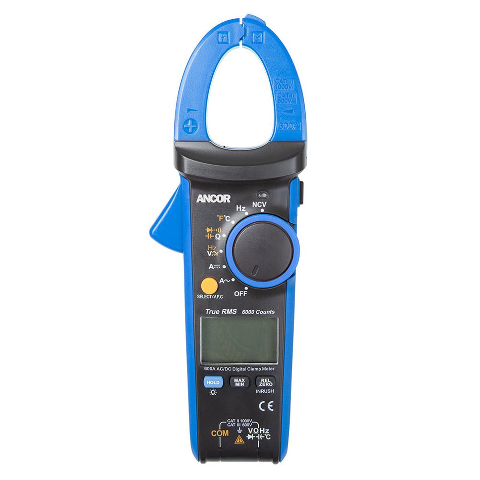 Ancor True RMS 12 Function Digital Snap - Around Meter - Get Tight Gear