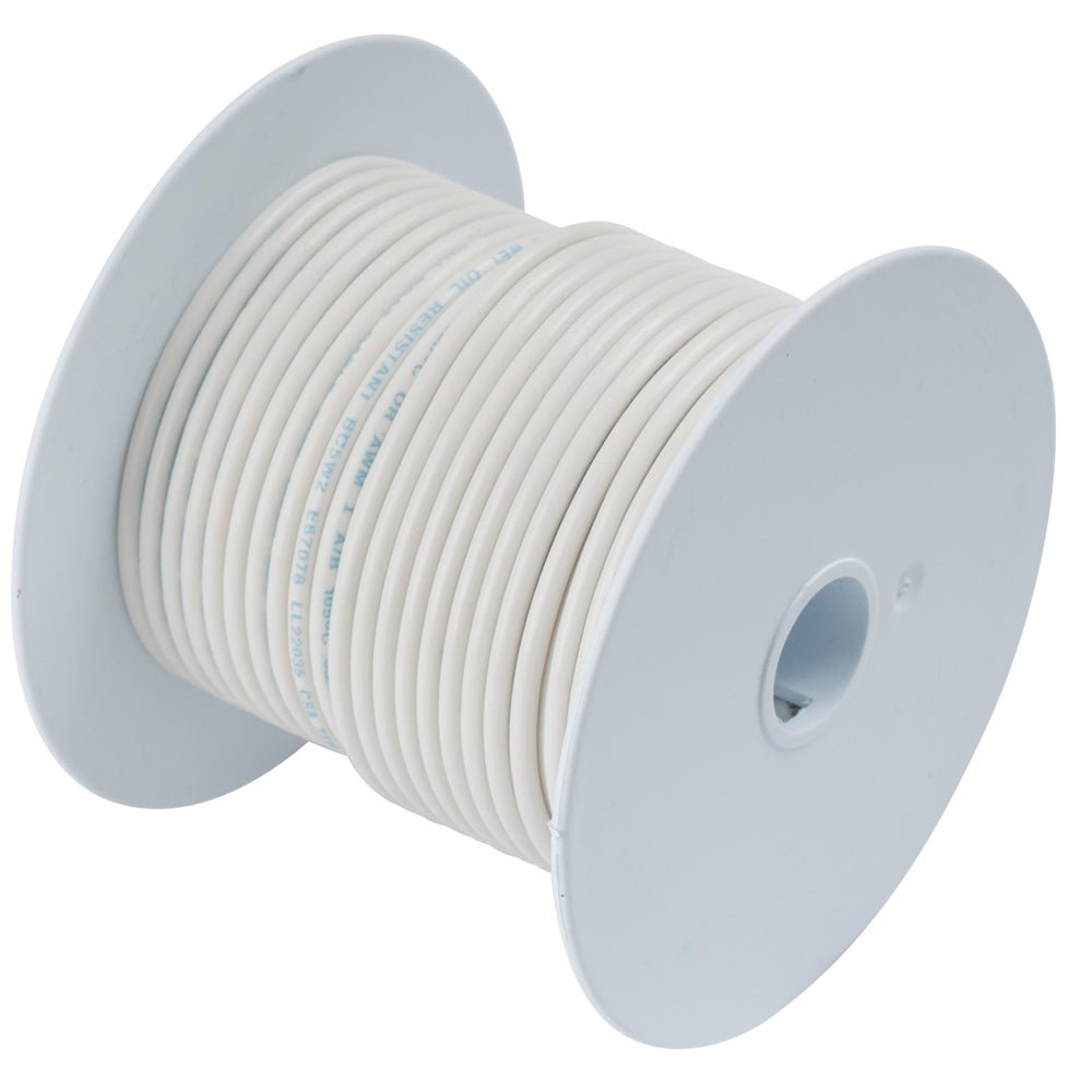 Ancor White 10 AWG Tinned Copper Wire - 100' - Get Tight Gear