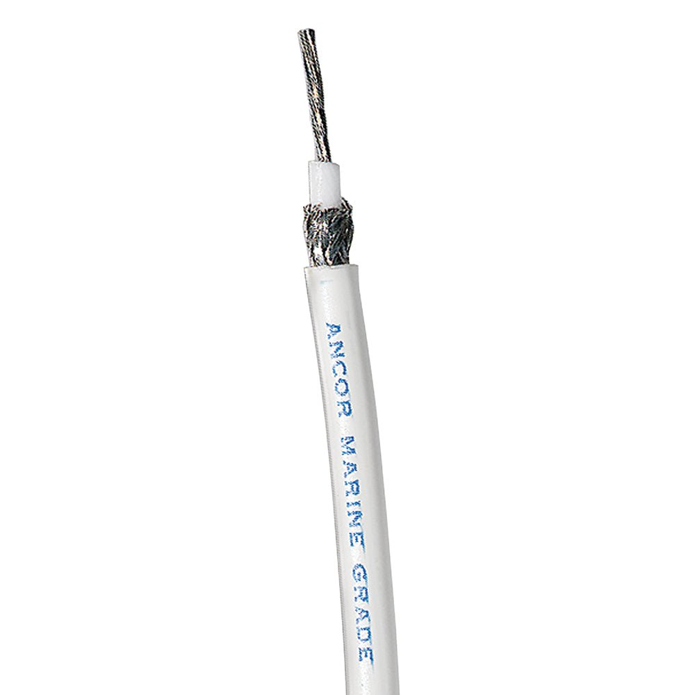 Ancor White RG 8X Tinned Coaxial Cable - 1,000' - Get Tight Gear