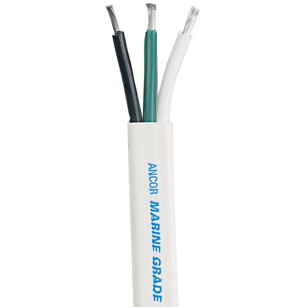 Ancor White Triplex Cable - 12/3 AWG - Flat - 700' - Get Tight Gear