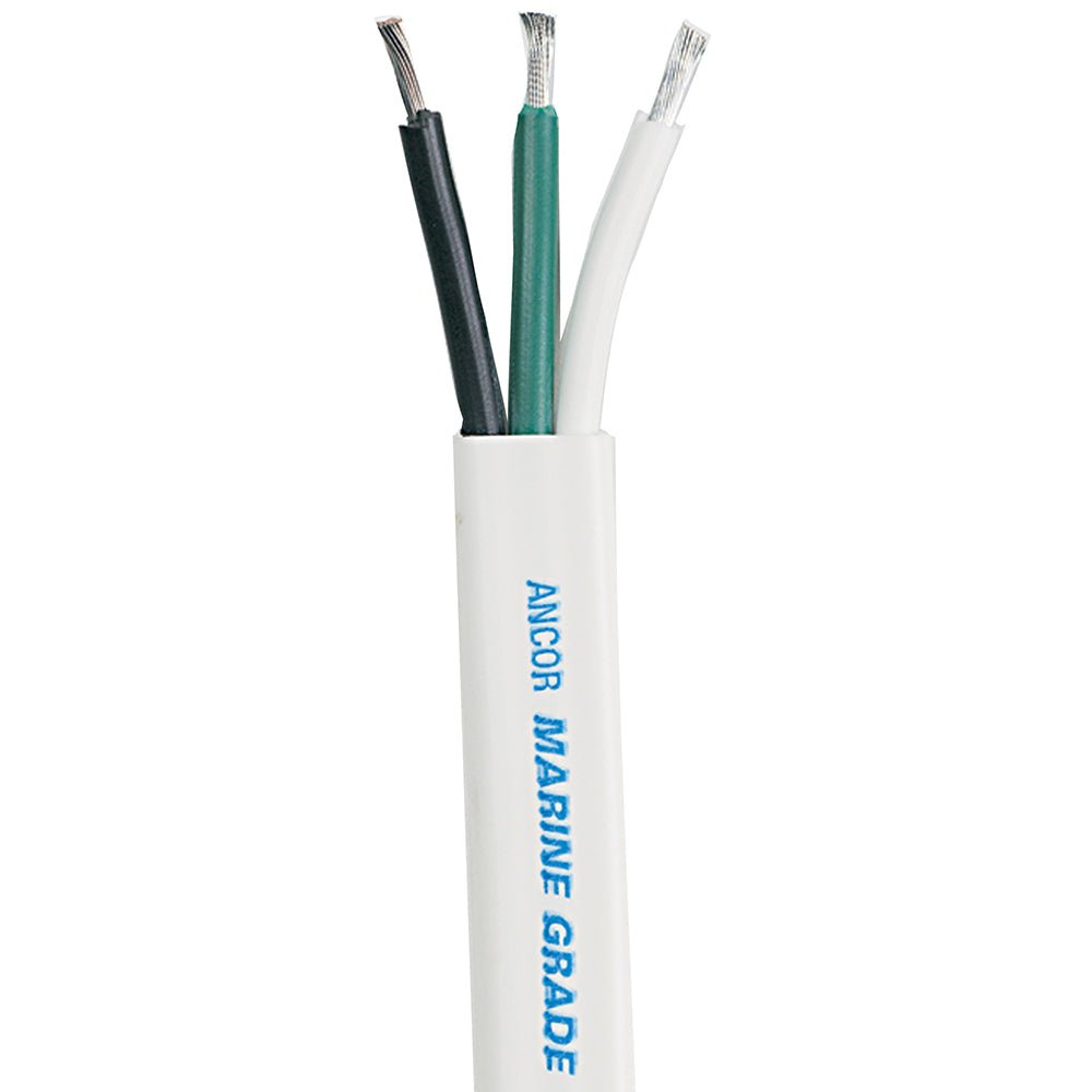 Ancor White Triplex Cable - 14/3 AWG - 500' - Get Tight Gear