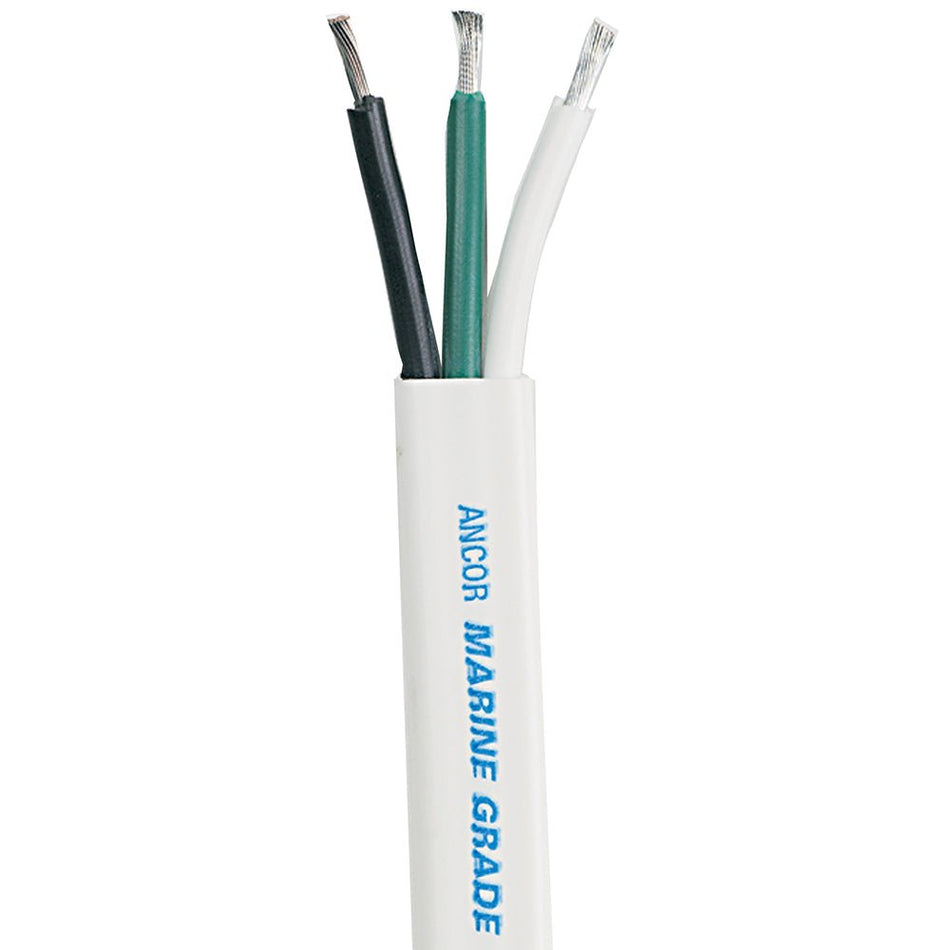 Ancor White Triplex Cable - 14/3 AWG - 500' - Get Tight Gear