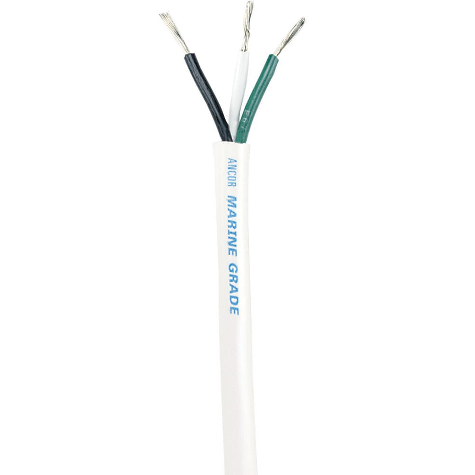 Ancor White Triplex Cable - 16/3 AWG - Round - 100' - Get Tight Gear