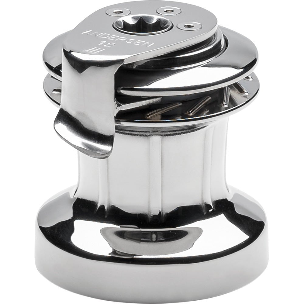 ANDERSEN 12 ST FS Self - Tailing Manual Single Speed Winch - Full Stainless - Get Tight Gear