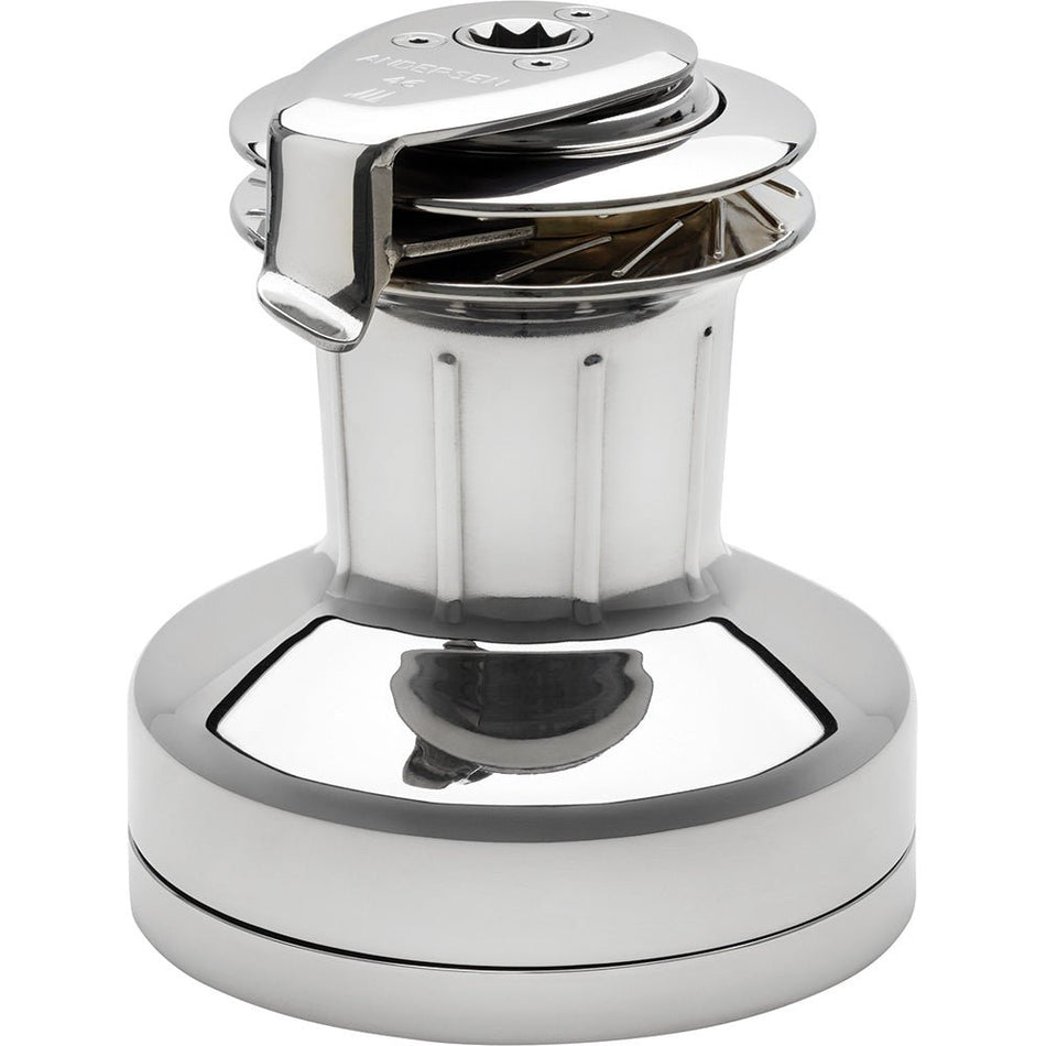 ANDERSEN 46 ST FS - 2 - Speed Self - Tailing Manual Winch - Full Stainless Steel - Get Tight Gear