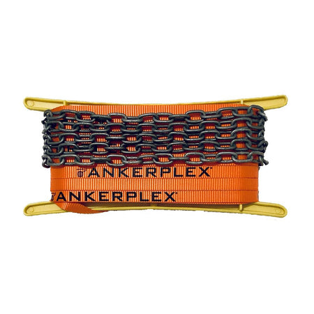 Ankerplex Flat Anchor Line w/Chain f/Vessels up to 15' 75' + 9' Galvanized Chain on Storage Reel - Get Tight Gear