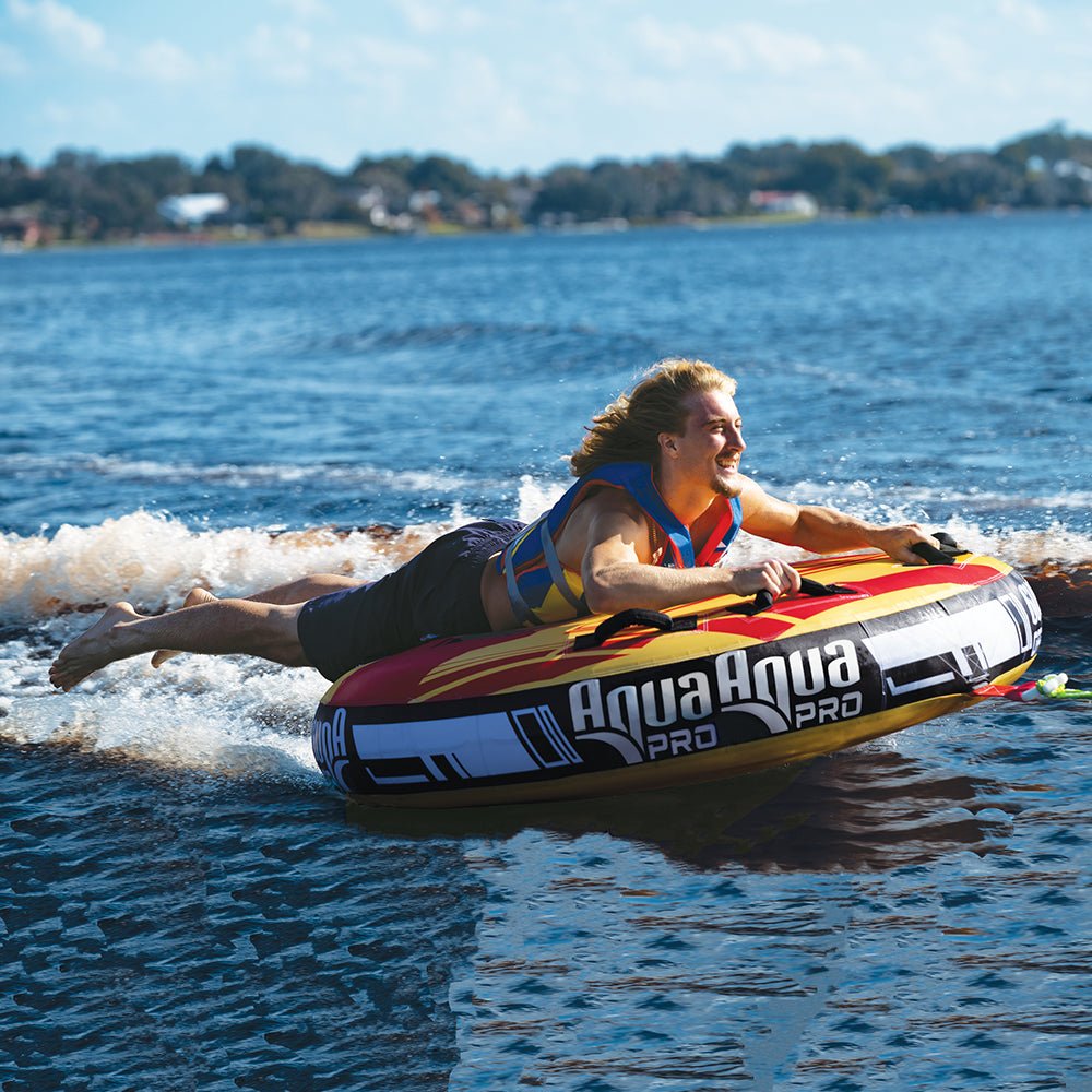 Aqua Leisure Aqua Pro 60" One - Rider Towable Tube - Get Tight Gear