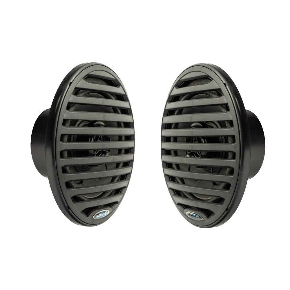 Aquatic AV 6.5" Economy Speakers - Black - Pair - Get Tight Gear