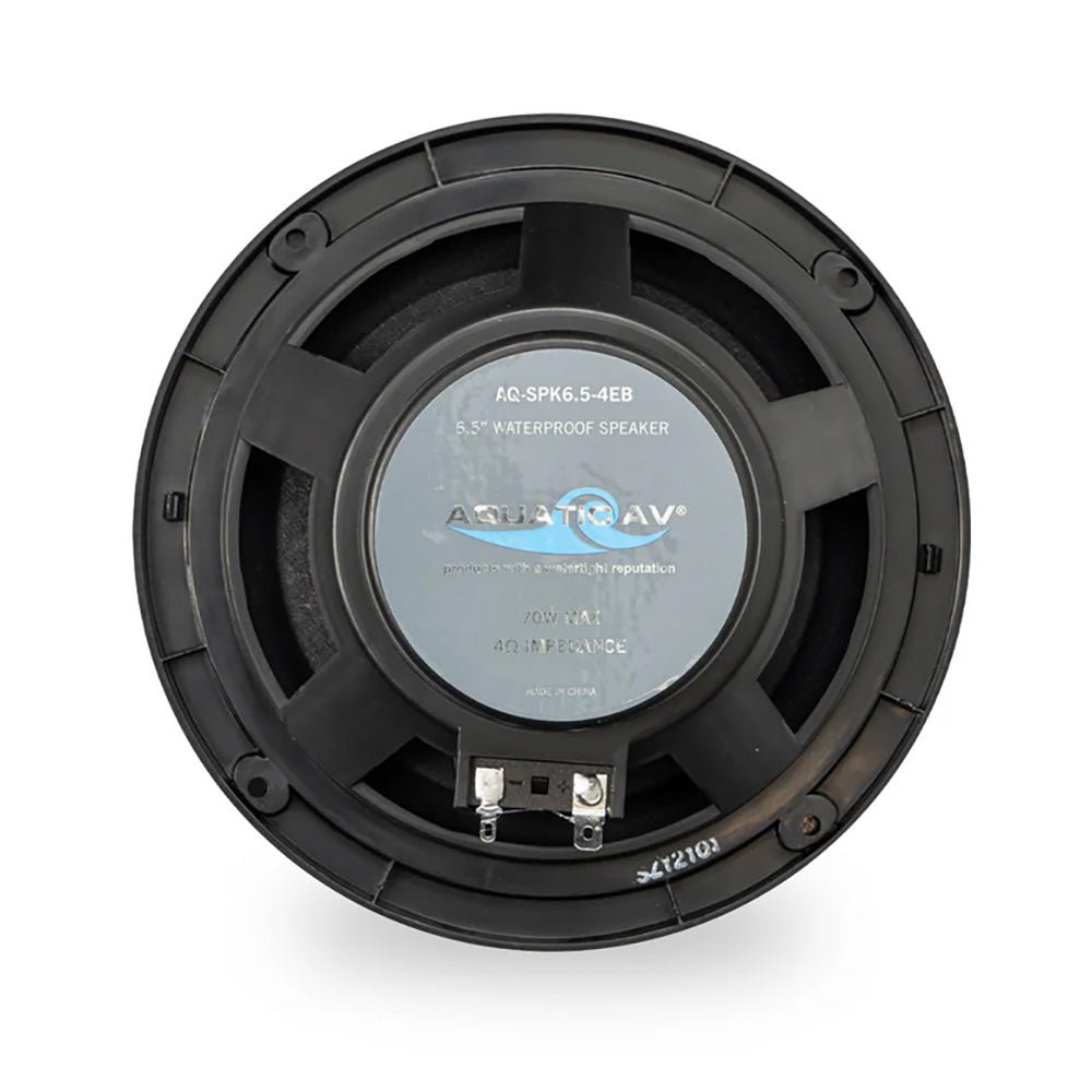 Aquatic AV 6.5" Economy Speakers - Black - Pair - Get Tight Gear