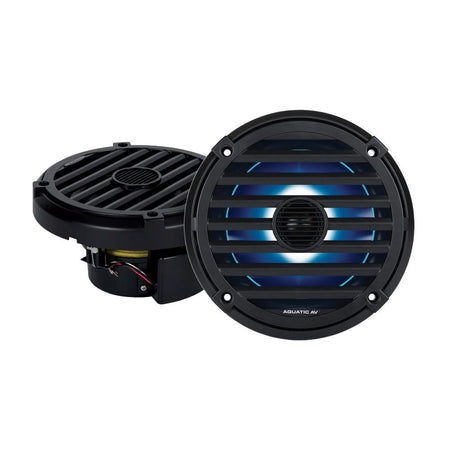 Aquatic AV ELITE 6.5" RGB Speakers - Black - Pair - Get Tight Gear